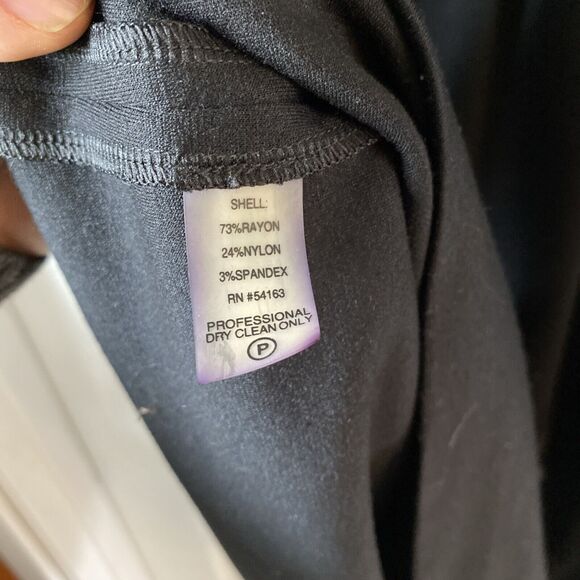 Calvin Klein Dress Women’s Small Black Dress Fit N Flare Dry Clean Only - Picture 7 of 14